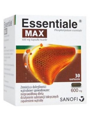 Esentiale max 600 mg. 30 capsules